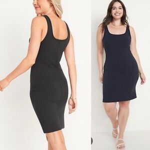 Old Navy Fitted Sleeveless Rib-Knit Mini Dress Women’s Size Small